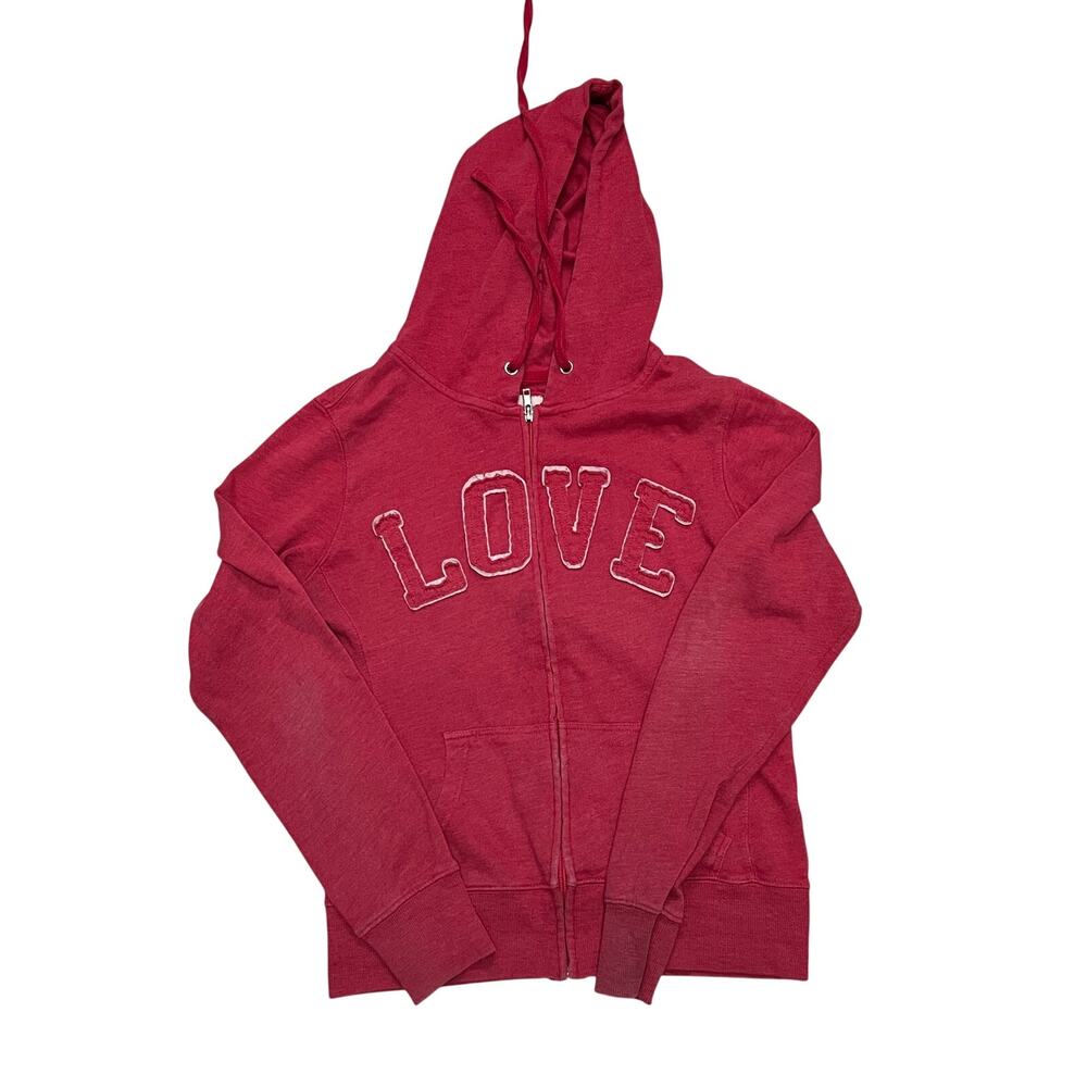 Love Culture "LOVE" Red Hoodie, Small